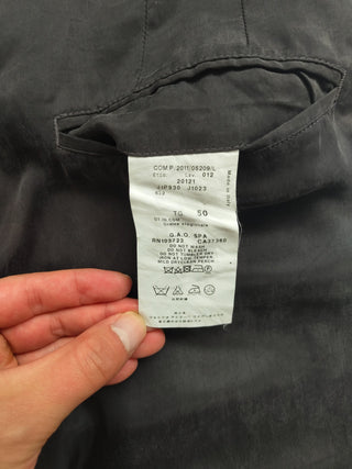 Charcoal Black "Silk Like" 3-Buttoned Suit With Matching Pants