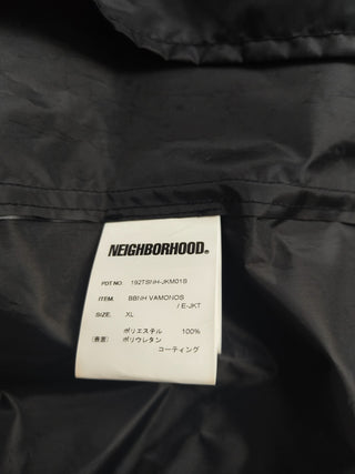 Neighborhood Black Water Resistant Raincoat