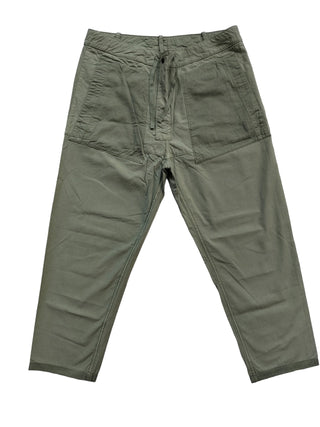Reversible Light Army Green Cropped Pants