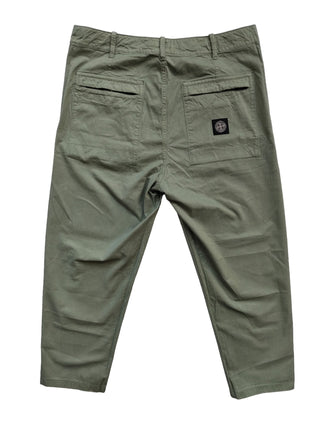 Reversible Light Army Green Cropped Pants