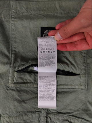 Reversible Light Army Green Cropped Pants