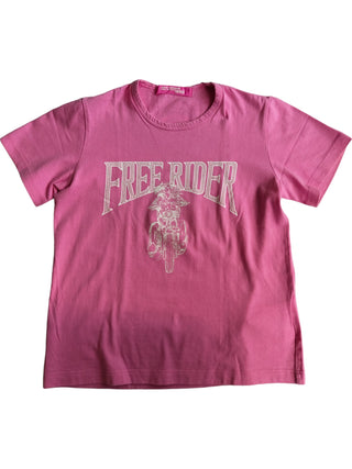 Pink 'Free Rider' T-Shirt