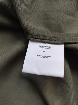 Khaki Green Cotton Zip Up Jacket