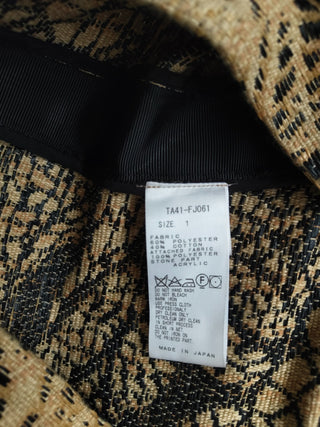 Black And Brown Woven Sleeveless Top