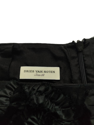 Black Silk 3/4 Length Skirts