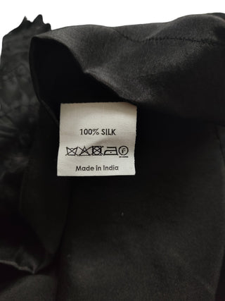 Black Silk 3/4 Length Skirts