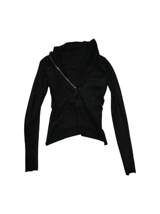 Black Signature Blister Leather Jacket