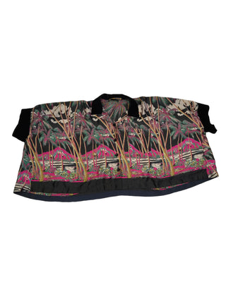 Overall Hawaiian Palm Trees Print Shirt