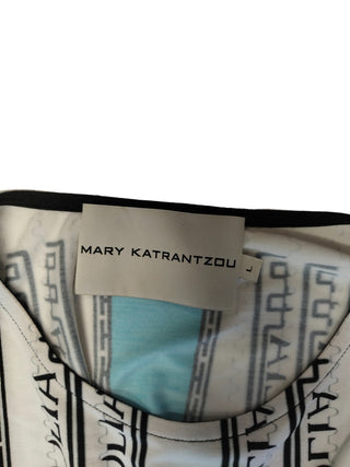 Colorful Overall Print Stretch Viscose Dress