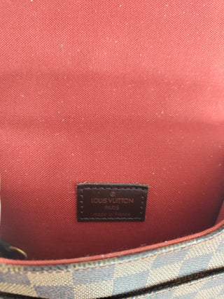 Brown Damier Ebene Portobello Travel Shoulder Bag