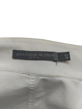 Creme Shirt With Ruffles Front