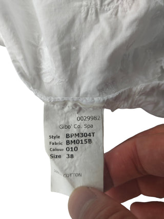 White Cotton Lace Blouse