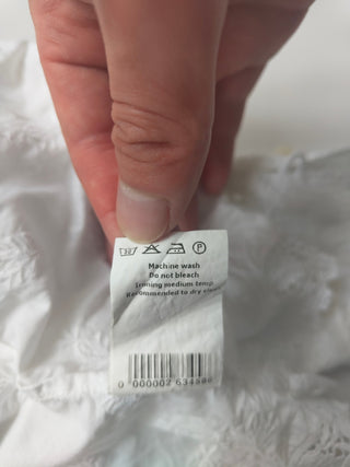 White Cotton Lace Blouse