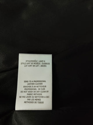 Black Jacket With Goat Leather Sleeves