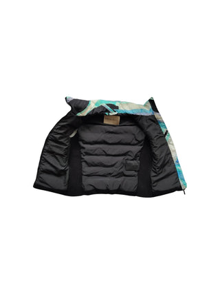 Blue And Black Down Puffer Vest