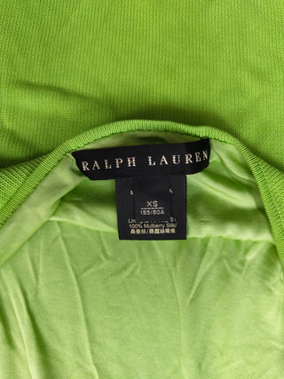 Neon Green Halter Neck Knit Dress