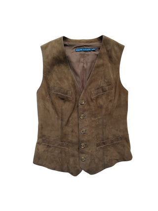 Goat Suede Brown Vest