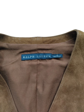 Goat Suede Brown Vest