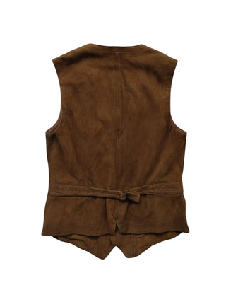 Goat Suede Brown Vest