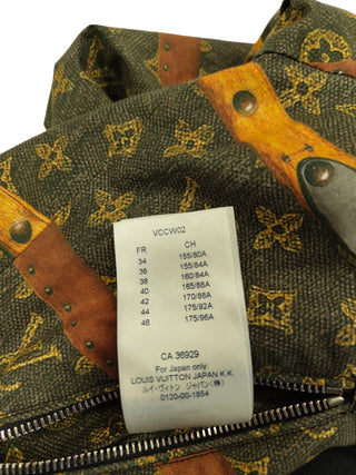 2018 Monogram And Black Reversible Zip Up Jacket