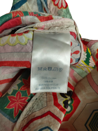 Multi Color Graphics Top With Wide Arm Openings