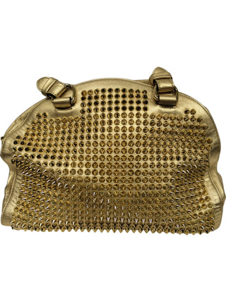 Gold Panettone Spiked Bowler Bag