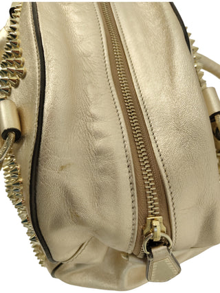 Gold Panettone Spiked Bowler Bag