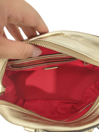 Gold Panettone Spiked Bowler Bag