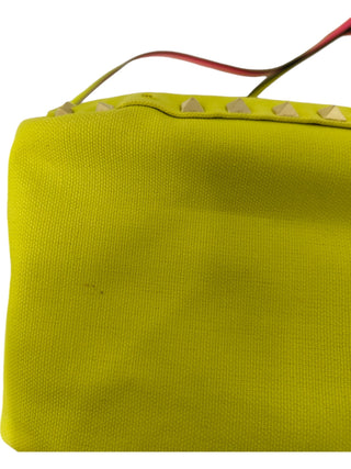 Neon Yellow And Pink Rockstud Reversible Shoulder Canvas Tote Bag