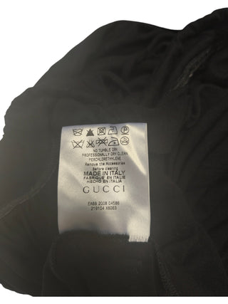 Black Sleeves Top With Loose Turtle Neck