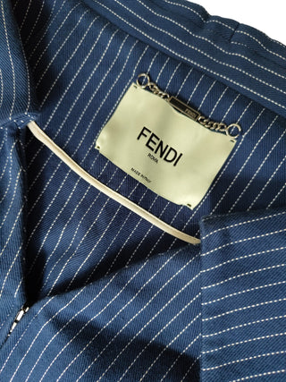 Blue And White Off Shoulder Waisted Top