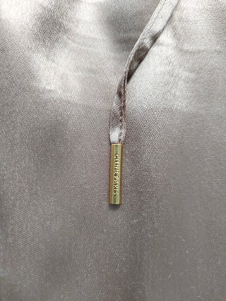 Bronze Shimmering Straight Leg Sweatpants