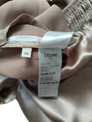 Bronze Shimmering Straight Leg Sweatpants