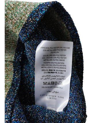 Multi Color Shimmering Woven Top