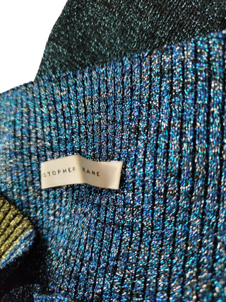 Multi Color Shimmering Woven Top