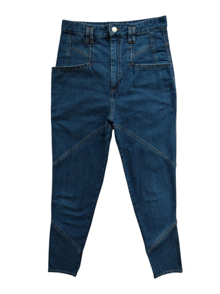 Blue Washed Denim Slim Fit Jeans