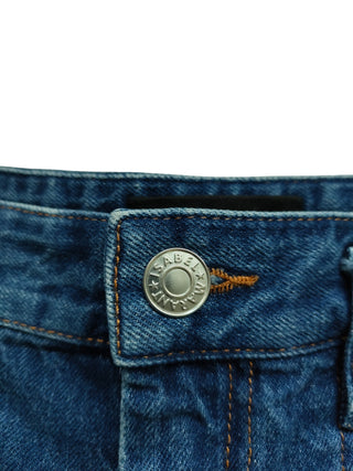 Blue Washed Denim Slim Fit Jeans