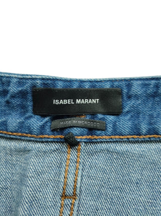 Blue Washed Denim Slim Fit Jeans