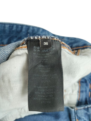 Blue Washed Denim Slim Fit Jeans