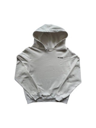 White Cotton Hoodie