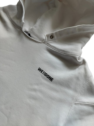 White Cotton Hoodie