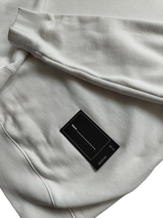 White Cotton Hoodie