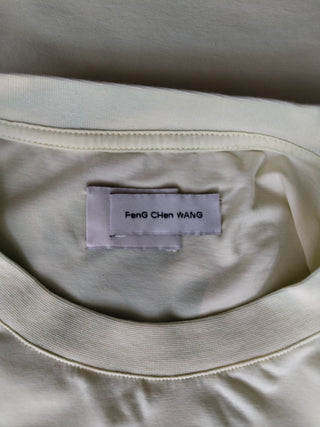 Light Lime Tee With Tie Dye Effect