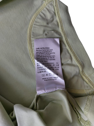 Light Lime Tee With Tie Dye Effect