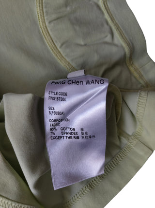 Light Lime Tee With Tie Dye Effect