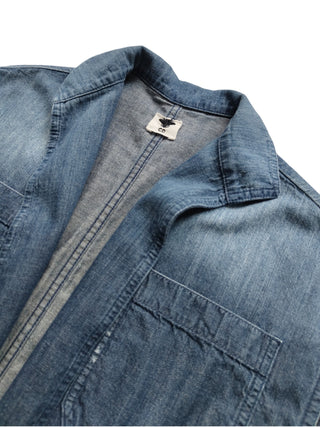 Denim Vest Shirt With Signature CD Logo Stitching