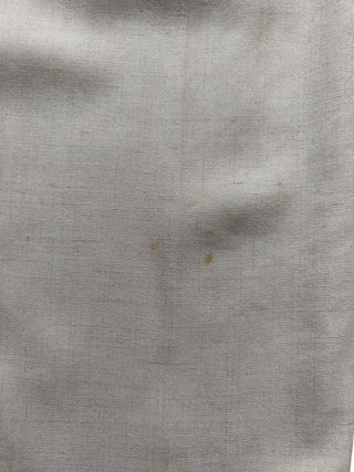 Salmon Pink Linen And Viscose Straight Leg Pants