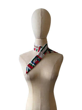 Braid Patterned Twilly Scarf