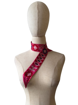 Dark Pink Twilly Scarf