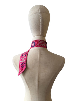 Dark Pink Twilly Scarf